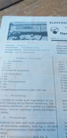 Einbauanleitung Opel Kapitän 1958/59/60gebruikt Blaupunkt autoradio