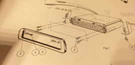 Einbauanleitung Peugeot 404  1964 Blaupunkt autoradio Mainz