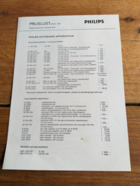 Philips 1971 prijslijst