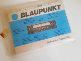 Goslar CR Bedienungsanleitung manual gebruiksaanwijzing Blaupunkt