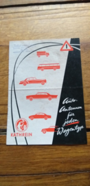 Kathrein autoantenne fur jeden wagentyp  1955