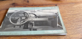Instructieboekje Citroën GS