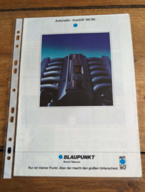 Blaupunkt 1990 folder / poster