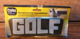 2 monogramme fur schmutzfanger "GOLF"