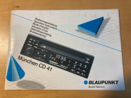 München CD 41 Blaupunkt Bedienungsanleitung 1992
