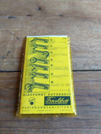 Frankfurt 60's Blaupunkt  1960/61 Borgward manual