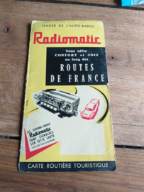 Radiomatic  / Pianstor landkaart Frankrijk / carte routière touristique
