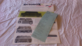 Autovox 1969 folder + prijslijst