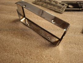 NOS Autoradio GRUNDIG AutoSuper Weltklang chrome blende faceplate frontje (klein)