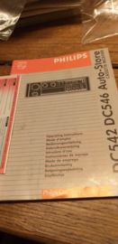 DC 542 546 gebruiksaanwijzing manual Philips  autoradio