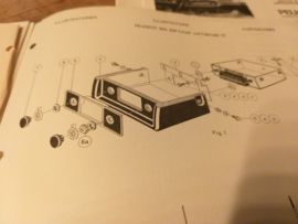 Einbauanleitung Peugeot 304 , 204 1970 Coupe Cabriolet Blaupunkt autoradio