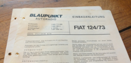 einbauanleitung / installation instructions Fiat 124 6.73