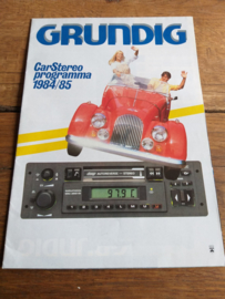 Grundig 1984 folder + prijslijst + leaflet