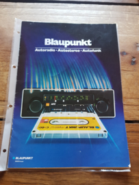 Blaupunkt 1978 folder prospekt autoradio