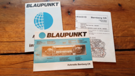 Bamberg CR manual betriebsanleitung gebruiksaanwijzing Blaupunkt autoradio