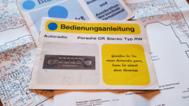 Porsche CR Stereo Blaupunkt autoradio Gebruiksaanwijzing manual bedienungsanleitung
