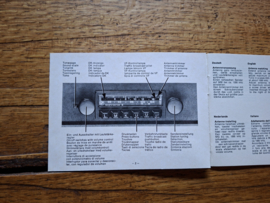 Original Service-Pass BMW Autoradio Bavaria S, 6511-1368627 (24), 1980