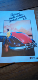 Philips 1982 Folder autoradio progamma + prijslijst o.a. AC 990 MCC
