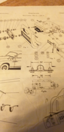 Einbauanleitung Mercedes 180 D /  190 D 1959 Blaupunkt autoradio