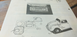 Einbauanleitung VW 1200 Blaupunkt autoradio Derby / Nixe