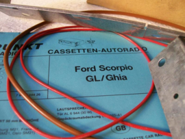 radio inbouw Ford Scorpio GL / GHIA Blaupunkt autoradio