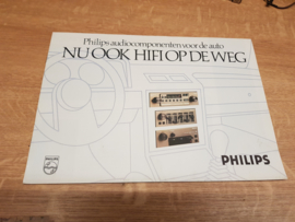 Philips 1981 radio folder "Nu ook hifi op de weg"  22AN915