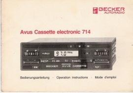 Becker Avus Cassette electronic 714