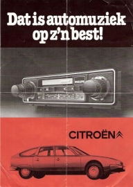 Philips folder/flyer Citroën