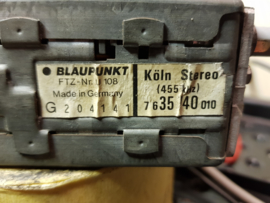 Blaupunkt Köln Stereo voor Porsche 911 vanaf 8/73, G-Model