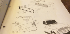 Einbauanleitung opel Kadett 1963 Blaupunkt autoradio Mainz