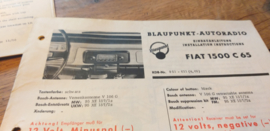 einbauanleitung / installation instructions Fiat 1500 C 65