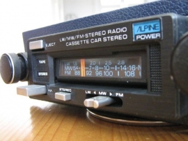 Alpine CM-710 Radio FM Stereo cassettespeler voor oldtimer