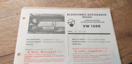 Einbauanleitung VW 1500 Blaupunkt autoradio Mainz