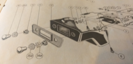 Einbauanleitung VW 1500 Blaupunkt autoradio  1963