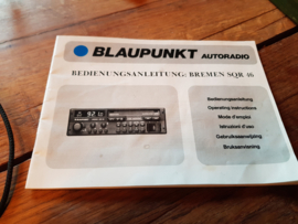 Bremen SQR 46 gebruiksaanwijzing manual bedienungsanleitung Blaupunkt autoradio