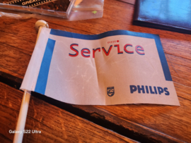 Philips  service reclame tafel vlag