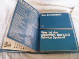 VW service map Passat 1981