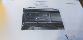 Einbauanleitung Opel Rekord Coupe Commodore 1966-1971 Blaupunkt autoradio