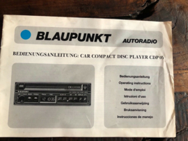 CDP 05 Blaupunkt Car Compact Disc Player Bedienungsanleitung