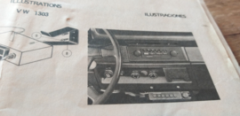 Einbauanleitung VW 1303 Käfer Blaupunkt autoradio  #1