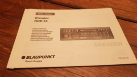 Dresden RCR 45 Manual  Bedienungsanleitung für Blaupunkt
