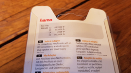 Hama adapter ISO autoradio op Citroën stekker