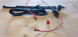 12 volt + pluskabel  met zekering en antenne voor Philips autoradio