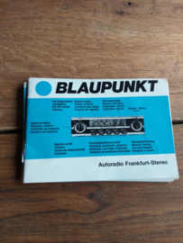 Frankfurt 7632 644 Blaupunkt stereo gebruiksaanwijzing manual betriebsanleitung