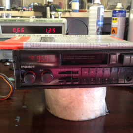 Philips DC 644 radio cassette met gebruiksaanwijzing