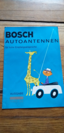 Bosch prospekt auto antenne 1965 1966 ( fur hohe empfangsanspruche )