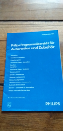 Philips 1984 progammubersicht prospekt