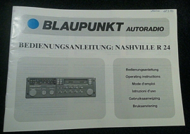 Nashville R 24 Blaupunkt Bedienungsanleitung Schaltplan Autoradio Service 1983