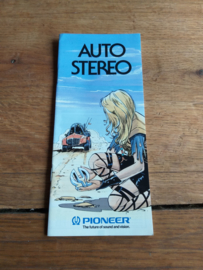 Ω PIONEER ® folder "Auto-Stereo 7/86"  nieuwstaat