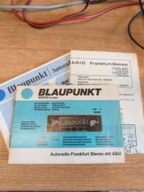 Frankfurt 7635 440 447 stereo Blaupunkt gebruiksaanwijzing manual betriebsanleitung	